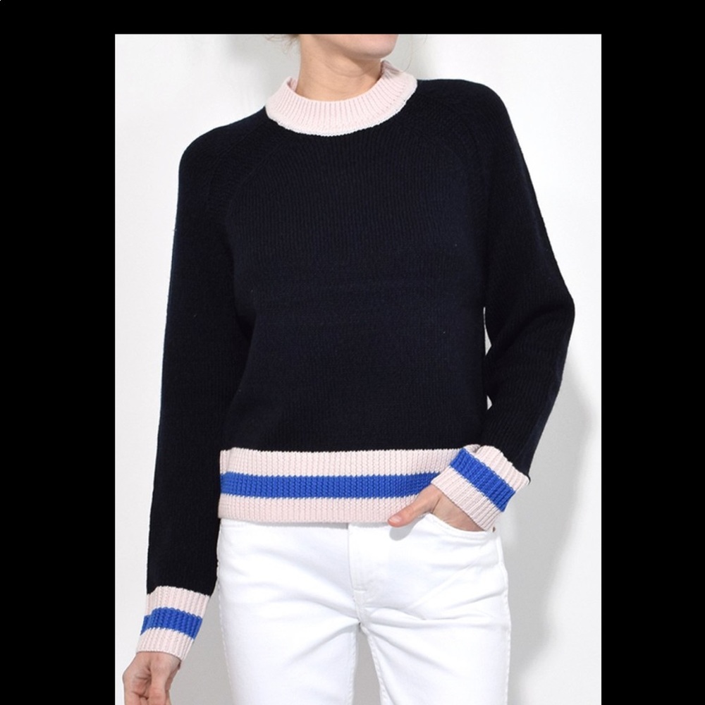 NEW Rag & Bone Hattie Merino Wool Stripe Sweater
